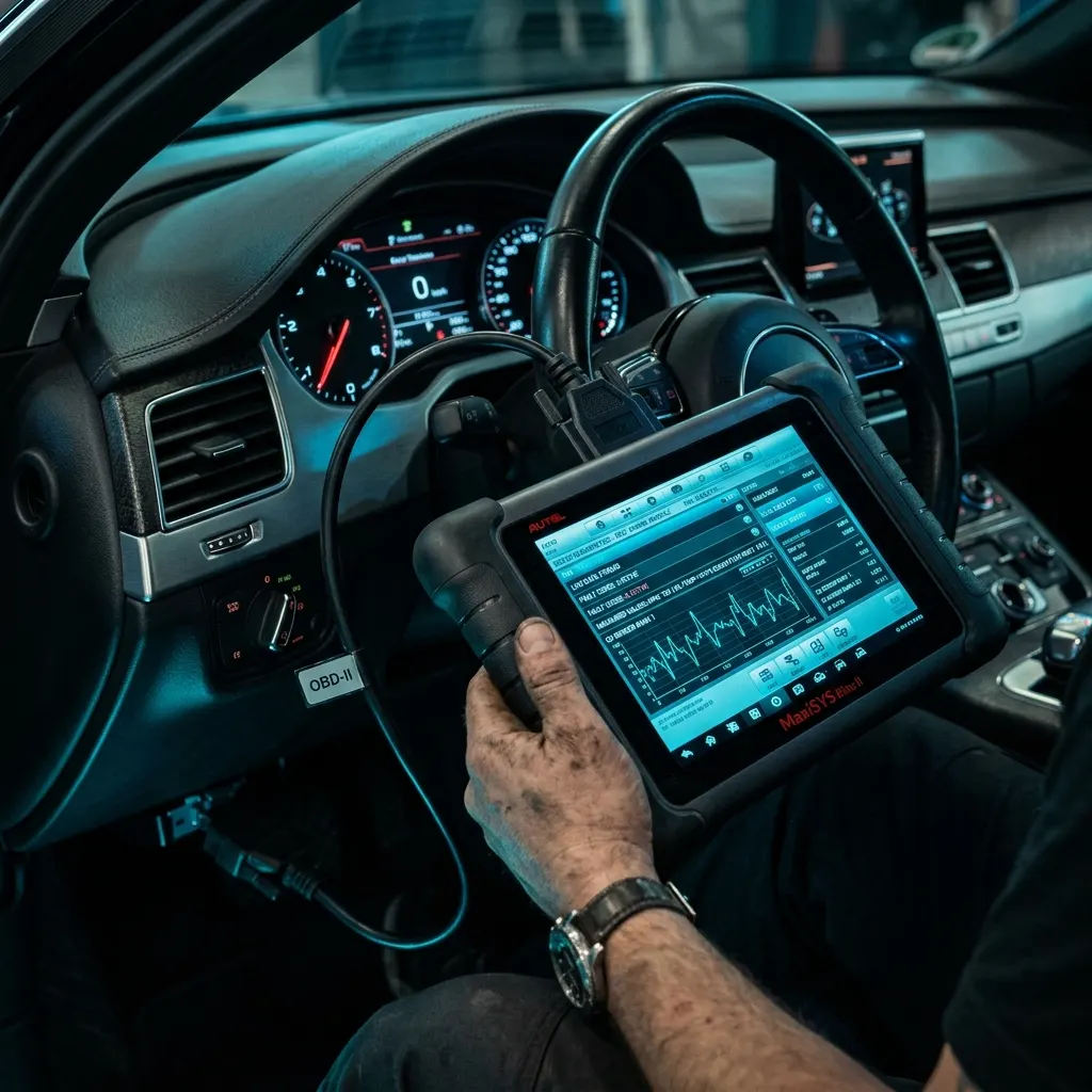 Professional automobile diagnostic equipment, scanners and electronics support